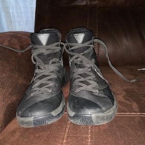 Hyper dunks Nike basketball shoes.